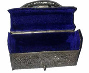 RECTANGULAR  LINING VINTAGE PURSE BRASS BAG