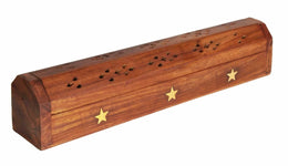 WOODEN INCENSE STICK HOLDER