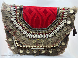 Boho Coin and Tassel Banjara Bag
