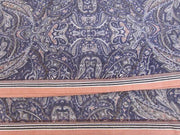 WOOL SCREEN PRINTED SALVAGE SHAWLS