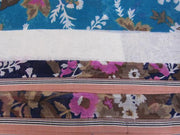 WOOL SCREEN PRINTED SALVAGE SHAWLS
