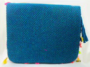 Multicolor Hand Embroidered Boho Clutch Purse Bag