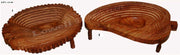 MANGO & APPLE SHAPE  WOODEN TRAY /BOWL