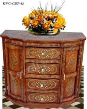 WOODEN SIDE TABLE WITH DRAWER