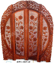 WOODEN CARVED ROOM DIVIDER PARTION SCREEN