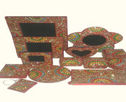 LAC BOX,PHOTO FRAME,MIRROR ,DIARY & KEY RING