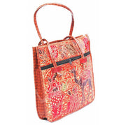 CAMEL DESIGN LEATHER SHOULDER BAG