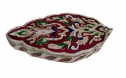 LEAF SHAPED HANDMADE MEENAKARI DRY FRUIT BOX
