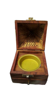 Wooden Loban Burner Pyramid Shape