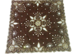 HANDLOOM FABRIC EMBROIDERY TABLE COVER