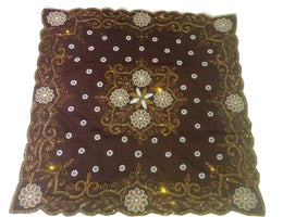 HANDLOOM FABRIC EMBROIDERY TABLE COVER