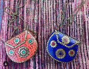 HANDMADE VINTAGE METAL CLUTCH SLING BAG