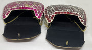Handicraft Glass Clutch Bag