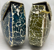 Handicraft Glass Clutch Bag