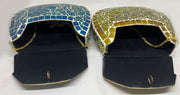 Handicraft Glass Clutch Bag