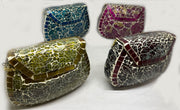 Handicraft Glass Clutch Bag