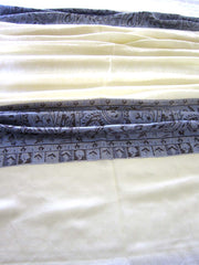 SEMI PASHMINA JACQUARD SHAWLS(100% Fine wool)