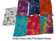 PRINTED TIE DYE PAREOS