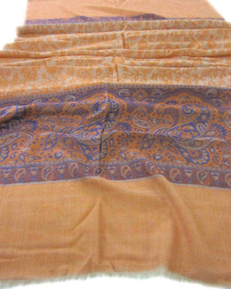 SEMI PASHMINA JACQUARD SHAWLS(100% Fine wool)