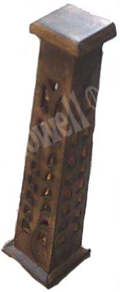 TOWER WOODEN INCENSE HOLDER BOX