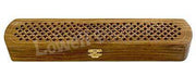 WOODEN COFFIN INCENSE STICK STORAGE BOX
