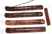 Wood Carved Incense Sled
