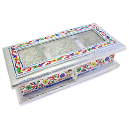 TRANSPARENT LID WOOD GIFT  BOX(9