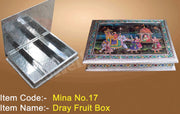 SILVER MEENAKARI DRY FRUIT BOX(10