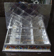 SILVER MEENAKARI DRY FRUIT BOX(10