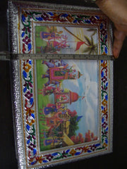 SILVER MEENAKARI DRY FRUIT BOX(10