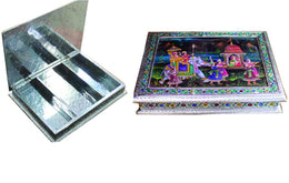 SILVER MEENAKARI DRY FRUIT BOX(10