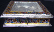 SILVER MEENAKARI DRY FRUIT BOX(10