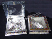 SILVER MEENAKARI DRY FRUIT BOX(10