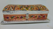 Silver Swastik Serveware with Lid DRY Fruit Box (9