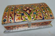 Silver Swastik Serveware with Lid DRY Fruit Box (9