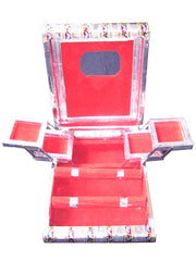 SILVER MENAKARI JEWELERY BOX(9.5WX12