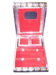 SILVER MENAKARI JEWELERY BOX(9.5WX12