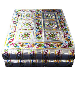 SILVER MENAKARI JEWELERY BOX(9.5WX12