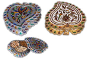 HANDICRAFT PAN SHAPED  DRY FRUIT BOX(8