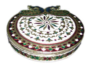 DOUBLE PEACOCK SHAPE DRY FRUIT BOX(9
