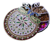 DOUBLE PEACOCK SHAPE DRY FRUIT BOX(9