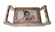 PICTURE SILVER TRAY WITH LID(10