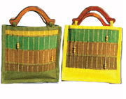 Wooden handle Ladies jute Bag