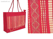 Mat Design Jute Shopping Bag
