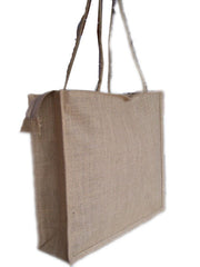 Bamboo mat jute tote bags
