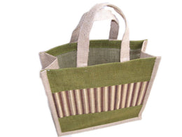 Jute Bamboo Mat Ladies Bag