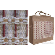 Bamboo Mat Jute Grocery Bag