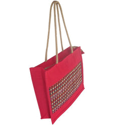 Bamboo Mat fabric Jute Bag