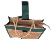Jute Small Bamboo Mat Bag