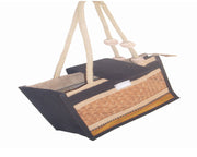 Jute Small Bamboo Mat Bag